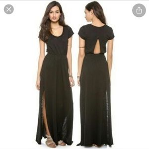 Free People Beach Black Maxi Dress